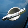View Item Door Handle Scuff Plate Inserts- Double Cab (4 pcs) brushed for Miitsubishi L200